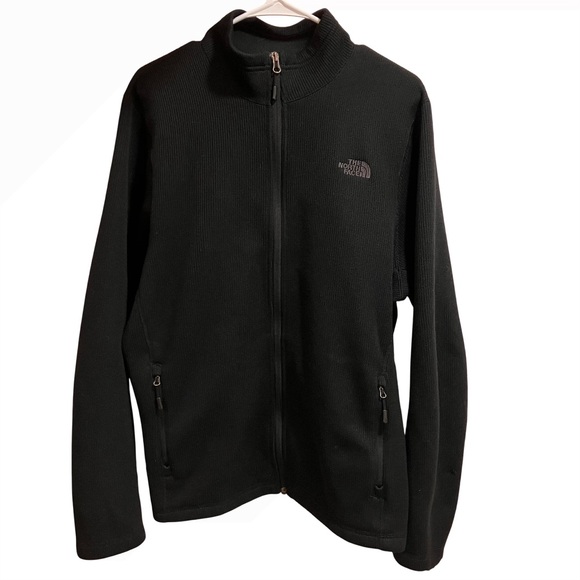 Men's North Face Ribbed Large Sweater Jacket - Picture 1 of 8